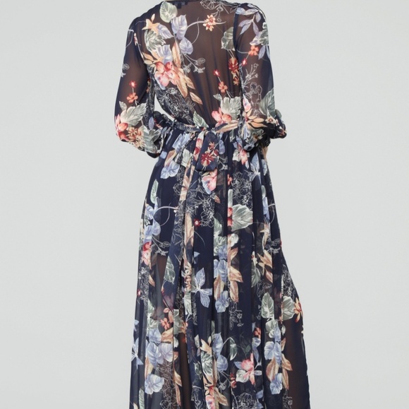 Sheer Maxi Dress - Picture 3 of 5